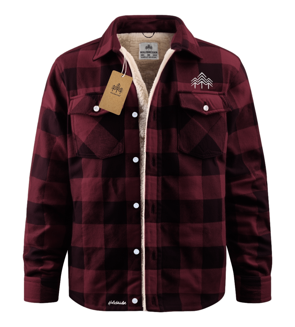 Holzbrüder® Flanelljacke – Outlander (Red-Timber)