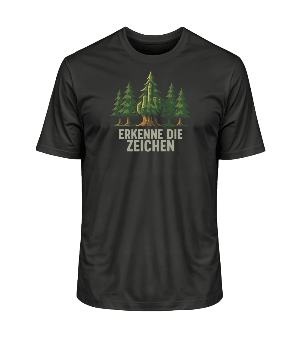 Erkenne die Zeichen -Bio Herren Shirt
