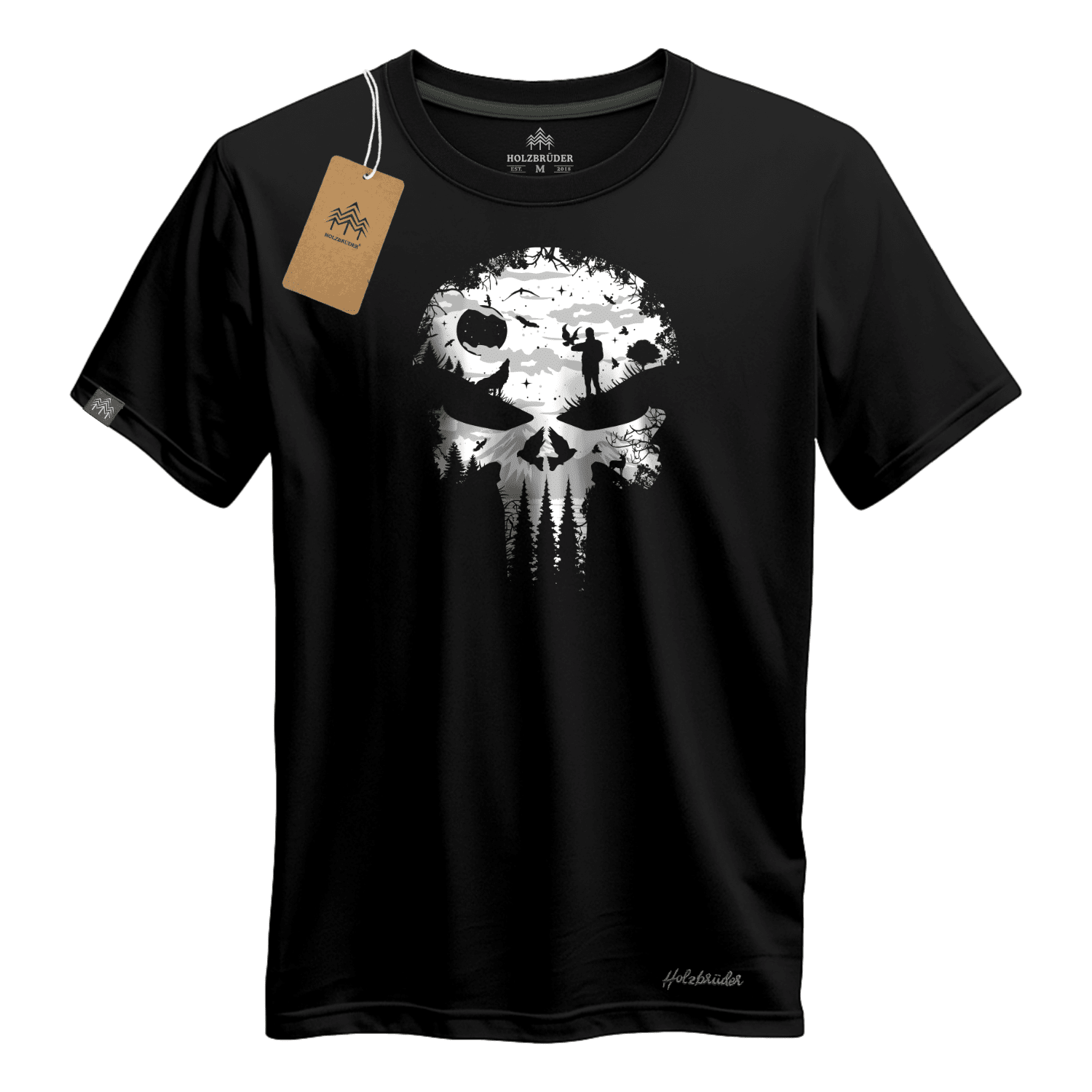 Holzbrüder® Originals - Nature Skull Bio Herren Shirt