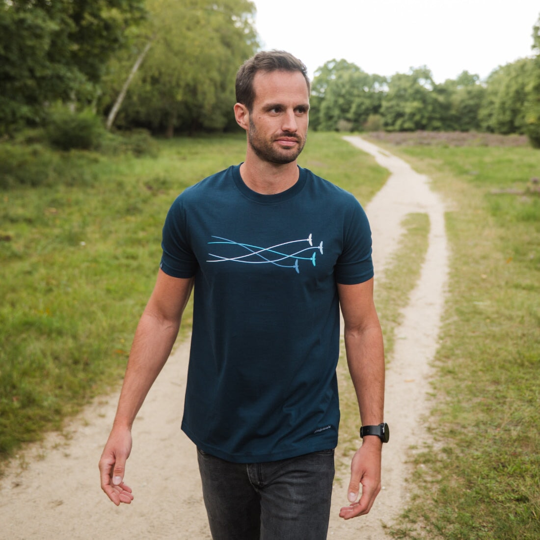 Holzbrüder® Originals - Vogel Spur Bio Herren Shirt