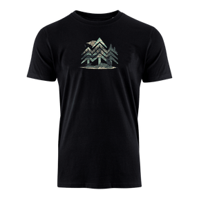 Holzbrüder® Natur-Logo dunkel  - Bio Herren Shirt