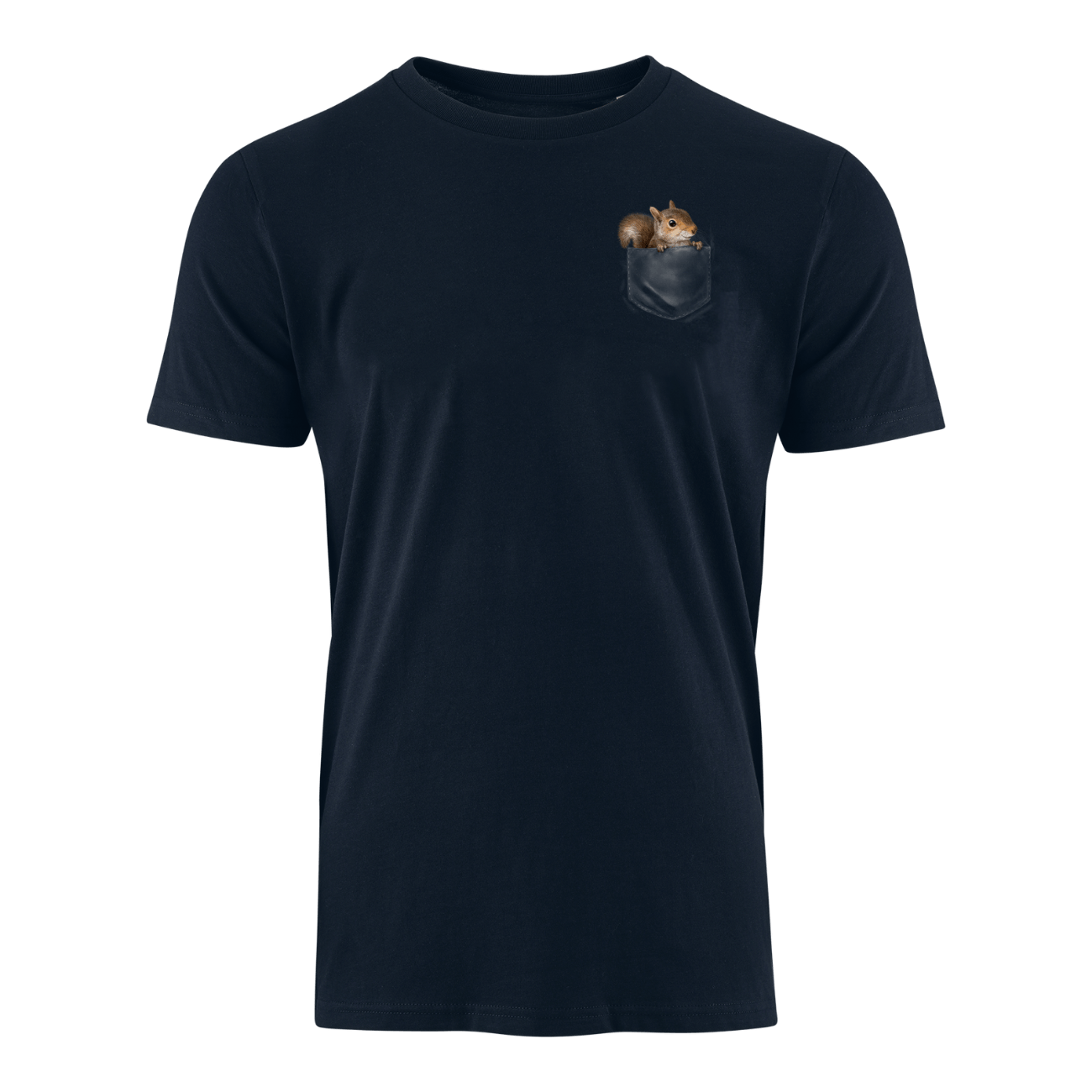 Eichhörnchen Tasche - Bio Herren Shirt