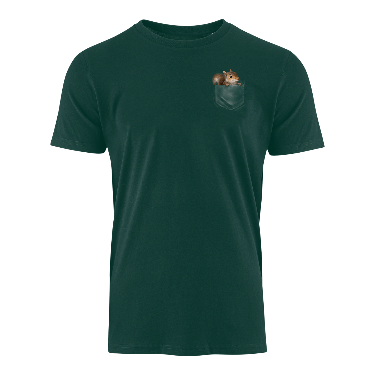 Eichhörnchen Tasche - Bio Herren Shirt