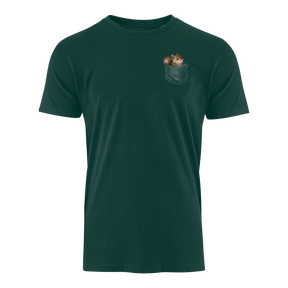 Eichhörnchen Tasche - Bio Herren Shirt