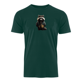 Waschbär Rocky - Bio Herren Shirt