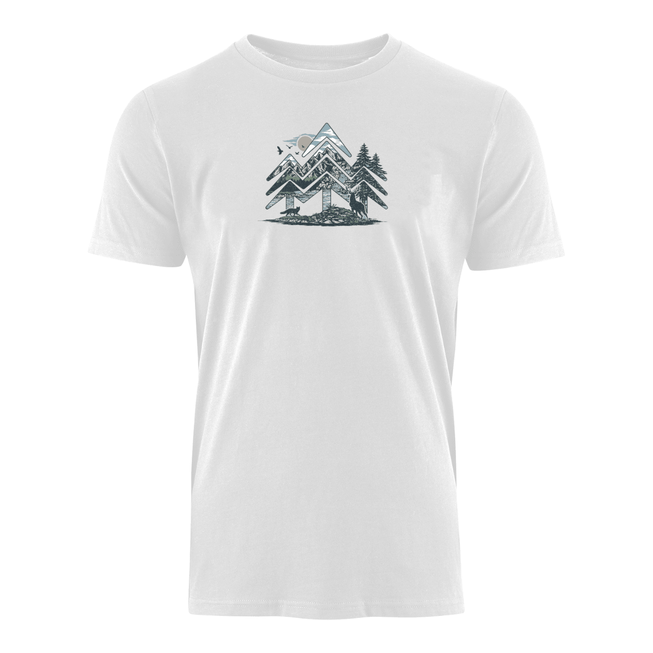 Holzbrüder® Natur-Logo  - Bio Herren Shirt
