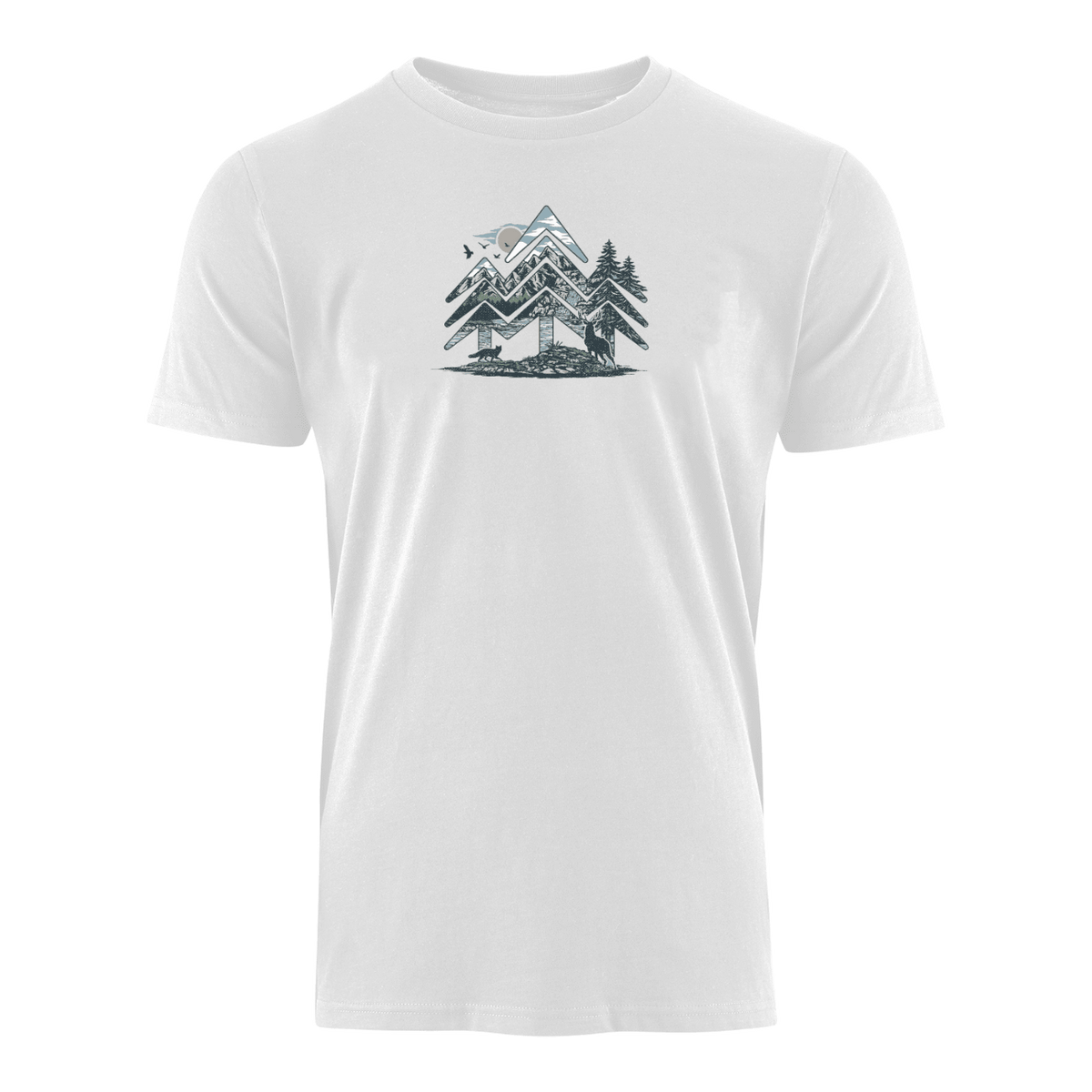 Holzbrüder® Natur-Logo  - Bio Herren Shirt