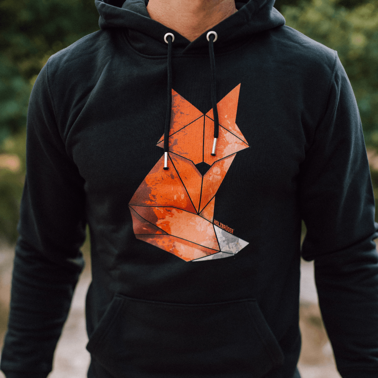 Origami Fuchs - Bio Unisex Hoodie (PREMIUM)