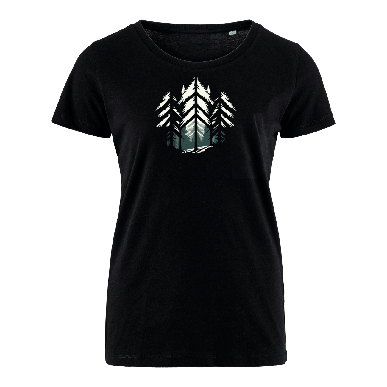 Wald Logo - Bio Damen Shirt