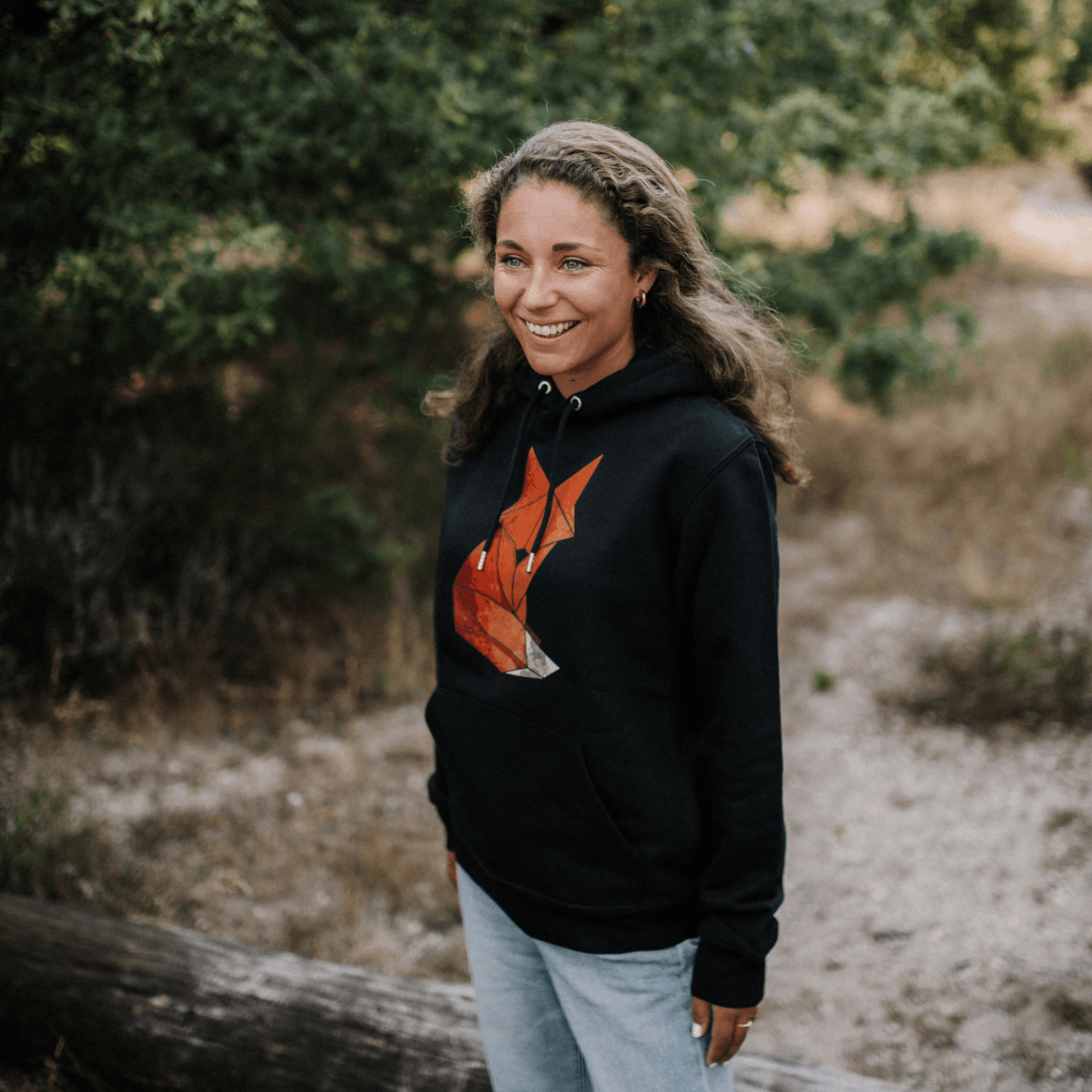 Origami Fuchs - Bio Unisex Hoodie (PREMIUM)