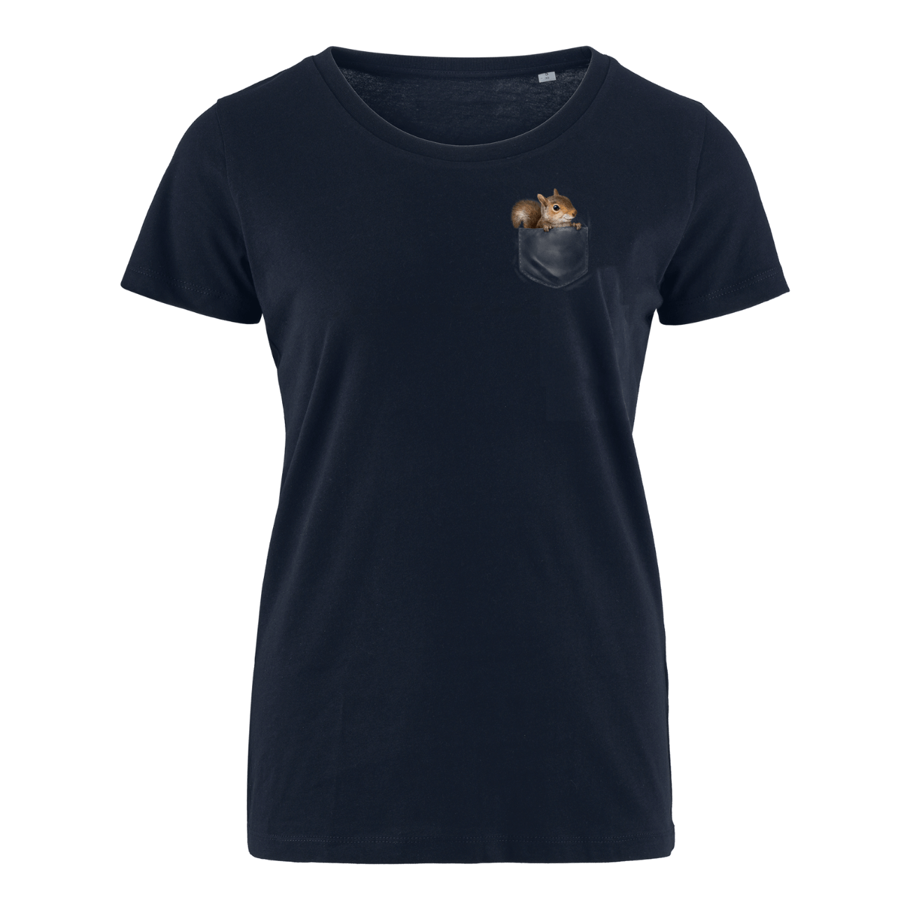 Eichhörnchen Tasche - Bio Damen Shirt