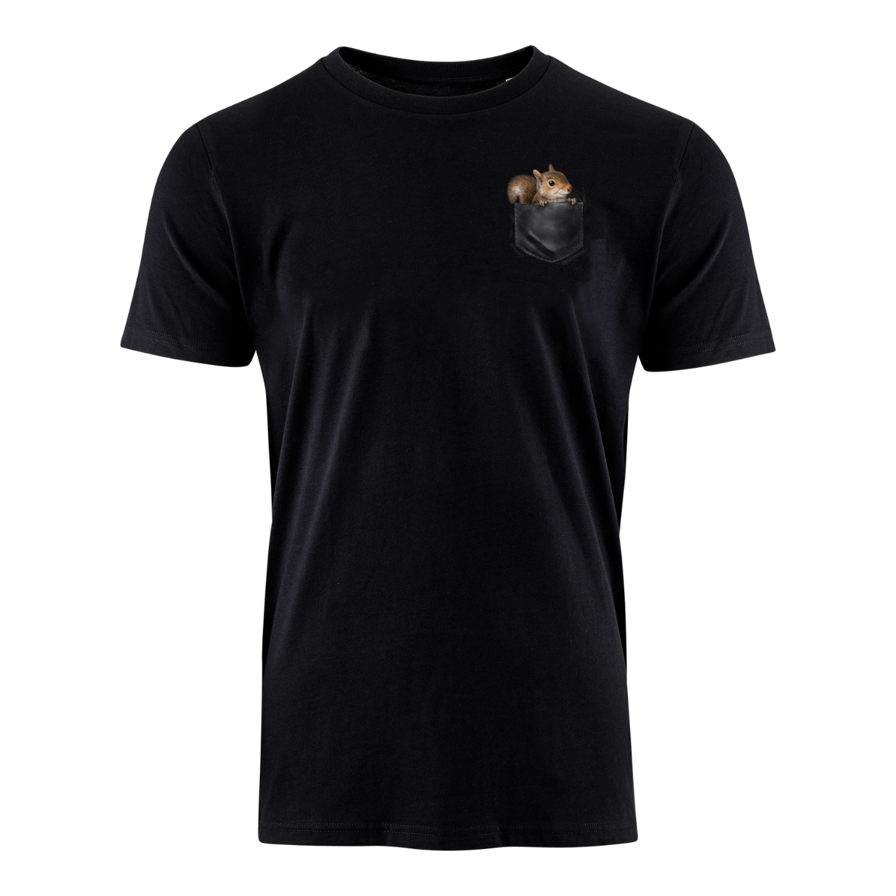 Eichhörnchen Tasche - Bio Herren Shirt