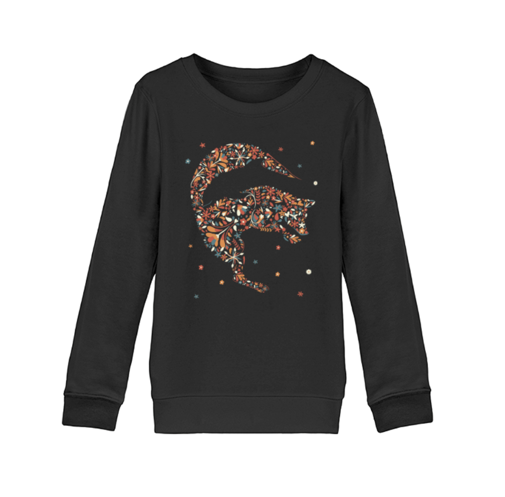 Blumenfuchs  - Bio Kinder Sweatshirt