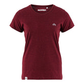 Damen Shirt Stick - Burgunder meliert (🌲)