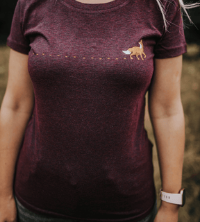 FUCHS SPUR - Bio Damen Shirt (Siebdruck)