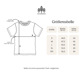 Holzbrüder® Natur-Logo dunkel  - Bio Damen Shirt