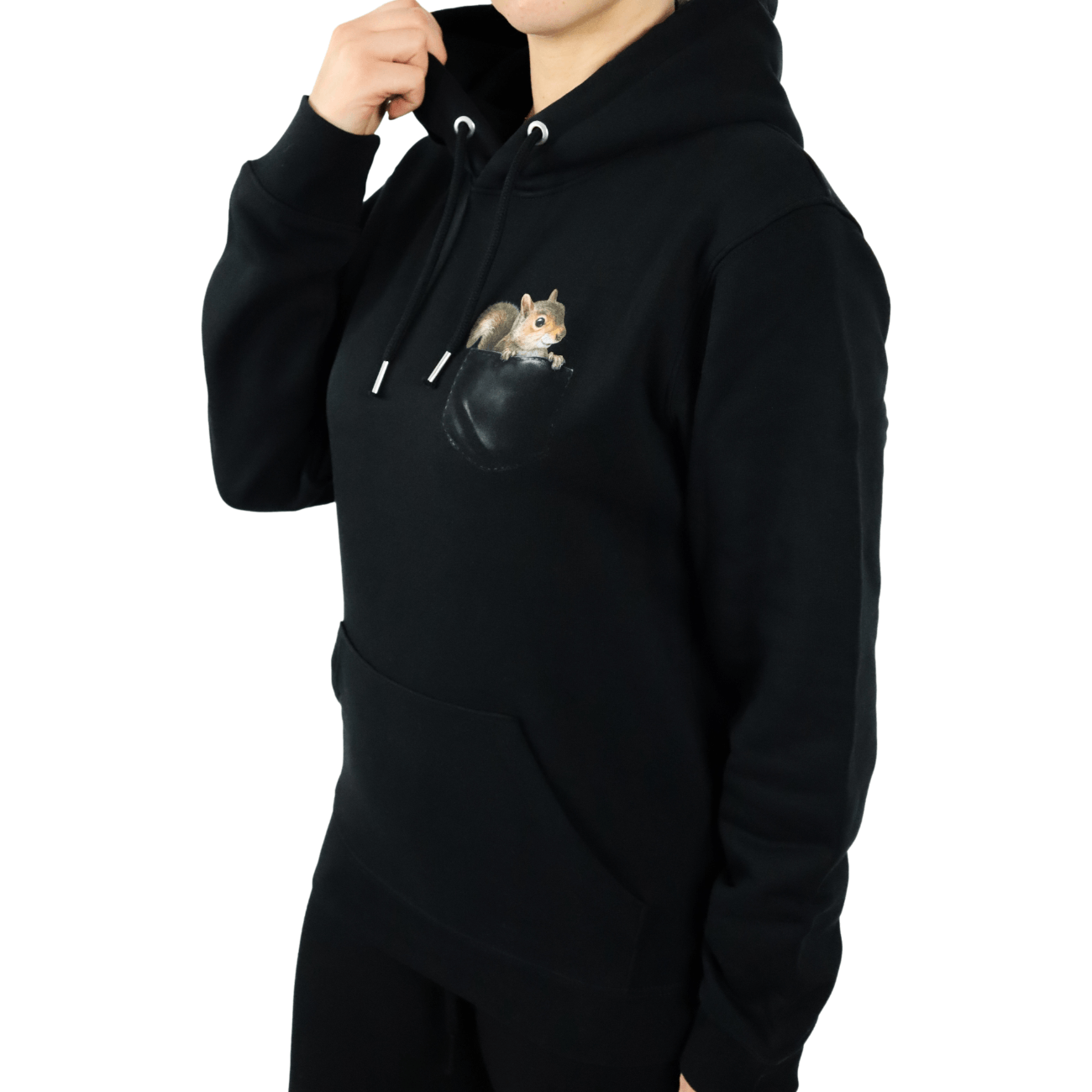 Eichhörnchen Tasche - Bio Unisex Hoodie (PREMIUM)