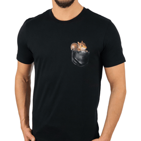 Eichhörnchen Tasche - Bio Herren Shirt