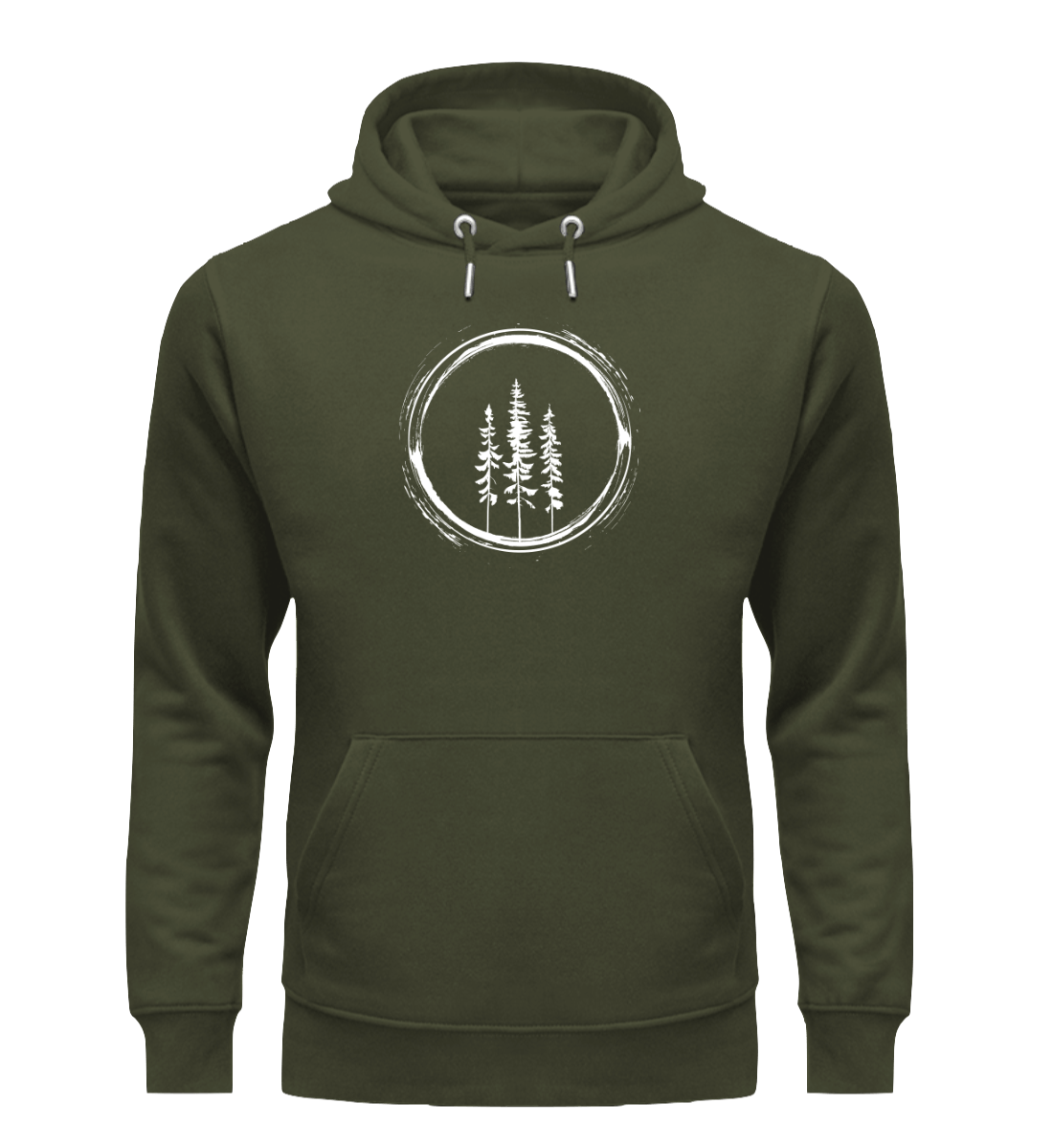 Fichten Kreis - Bio Unisex Hoodie (PREMIUM)