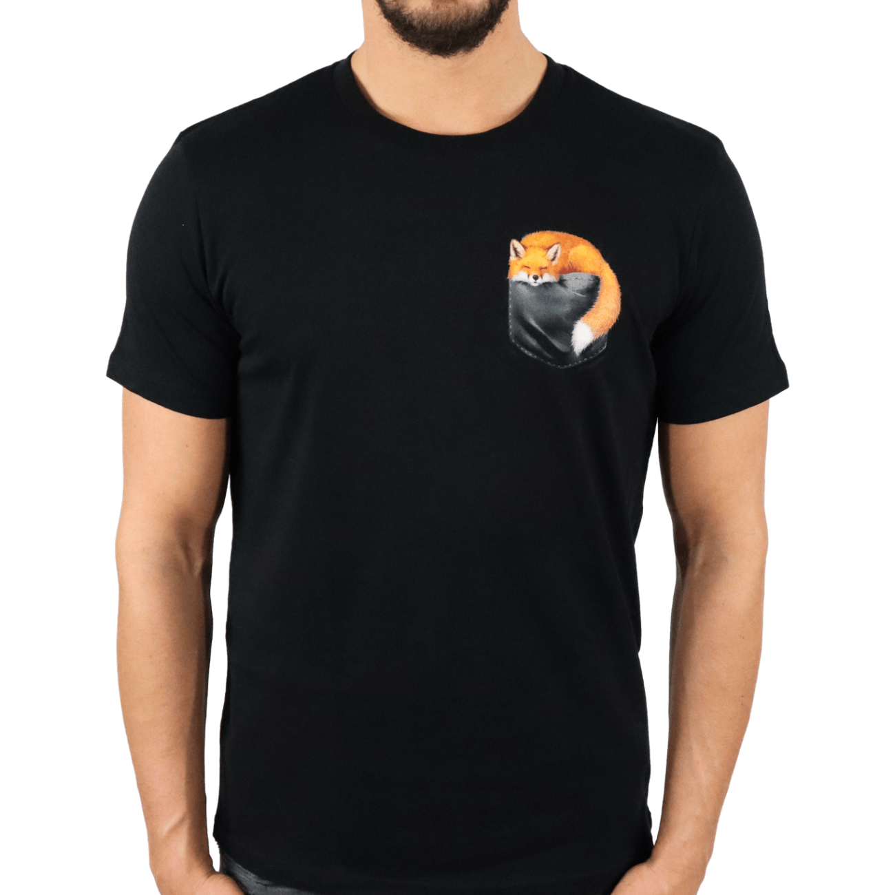 Fuchs Tasche - Bio Herren Shirt