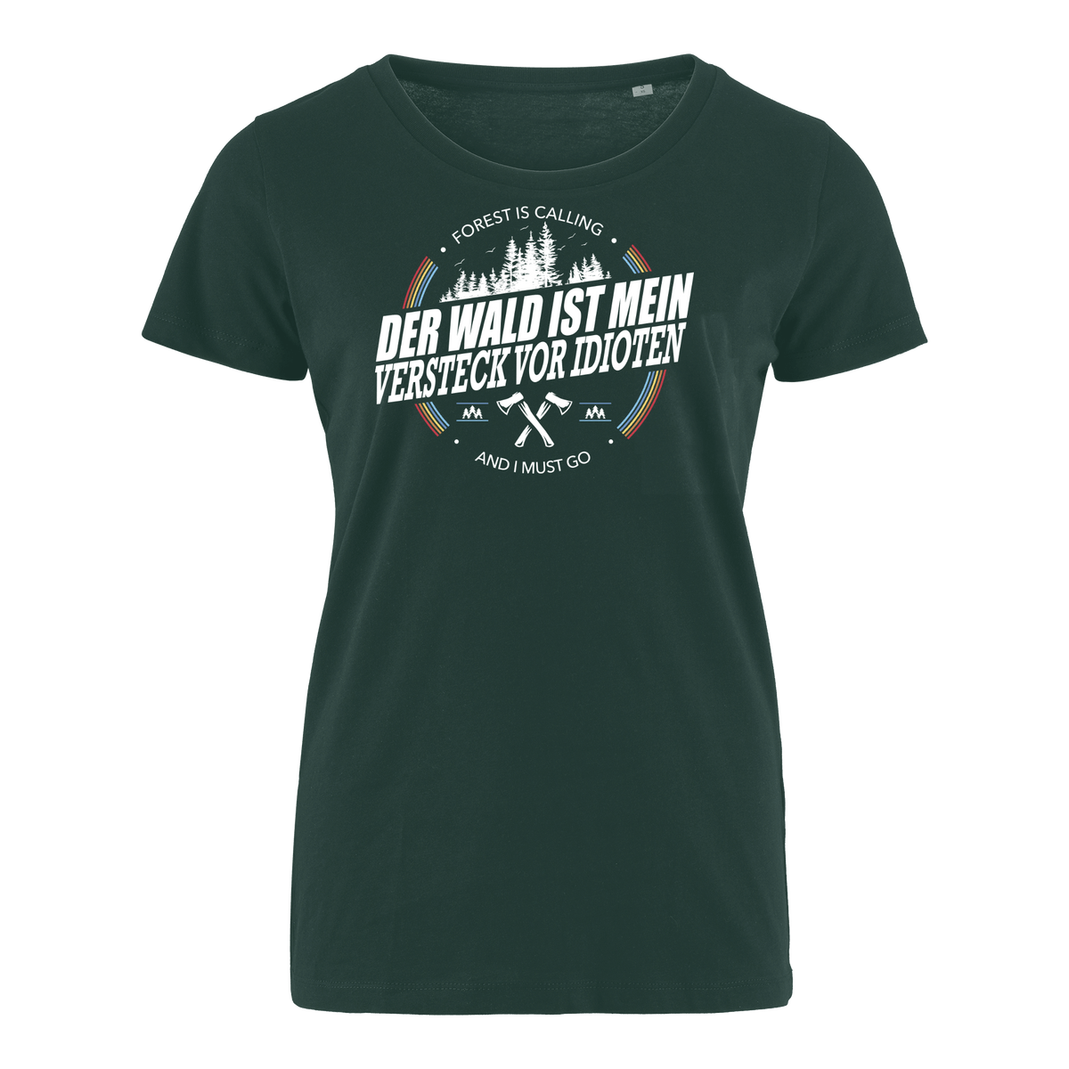 DER WALD IST MEIN VERSTECK - Bio Damen Shirt
