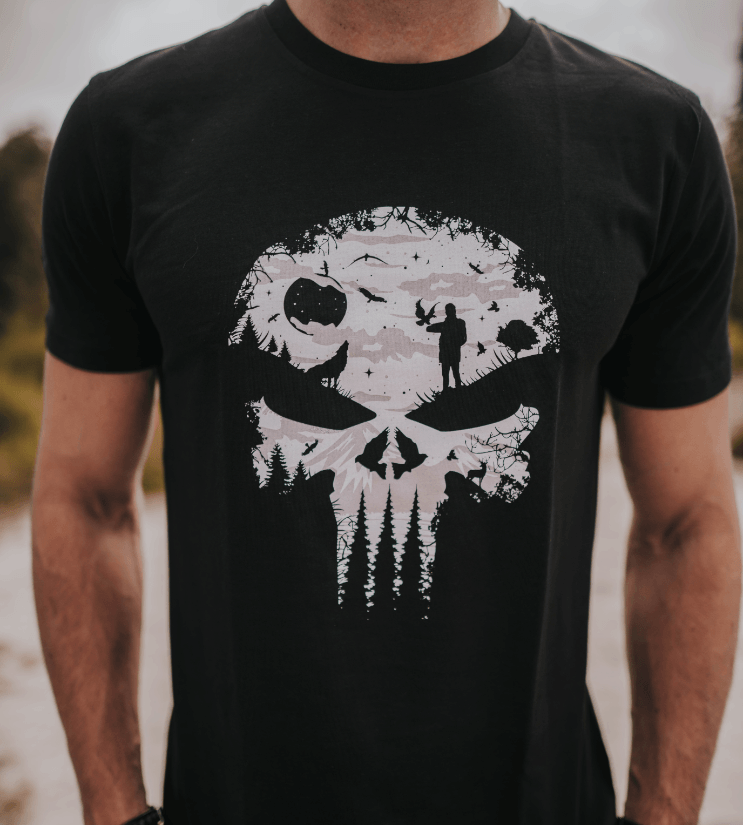 Nature Skull - Bio Herren Shirt