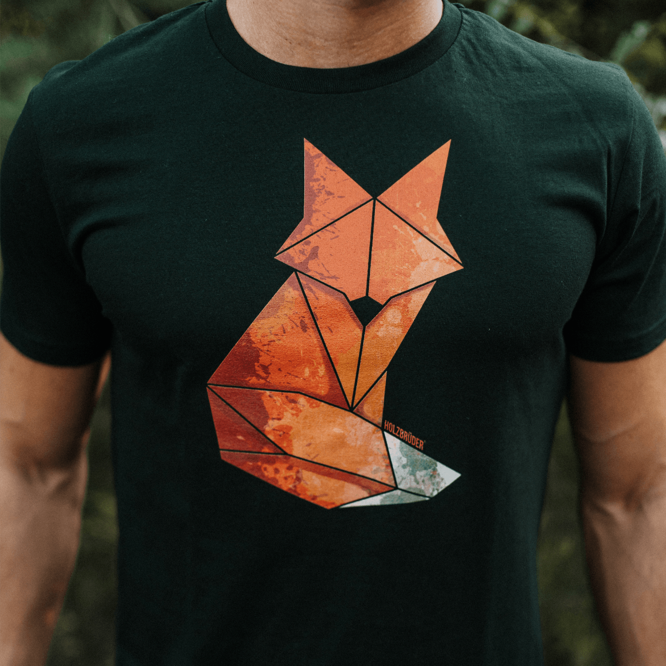 Origami Fuchs - Bio Herren Shirt