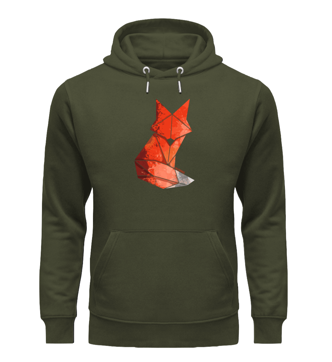 Origami Fuchs - Bio Unisex Hoodie (PREMIUM)