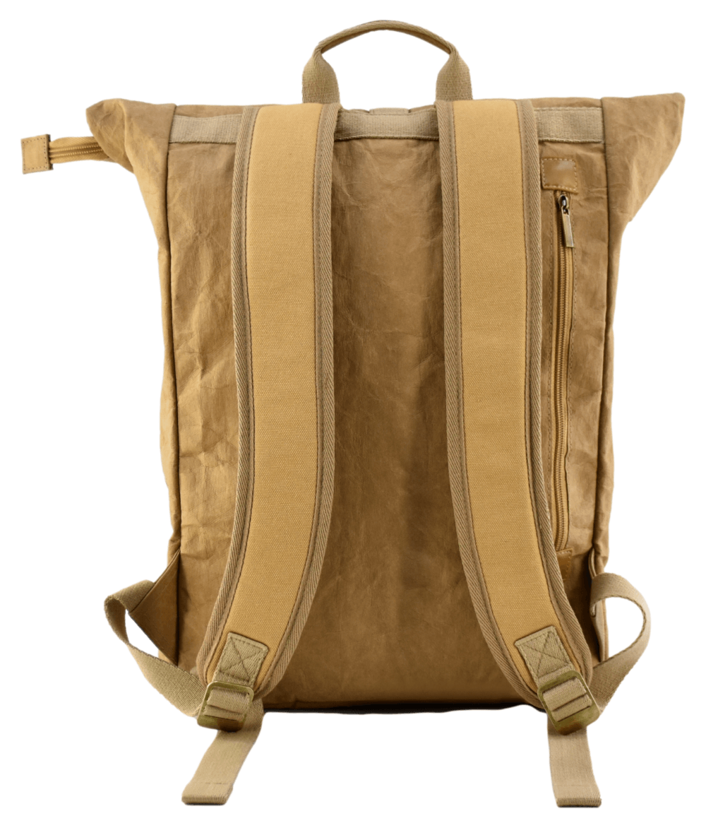 Kraftpapier Rucksack vegan - Hellbraun (🌲)