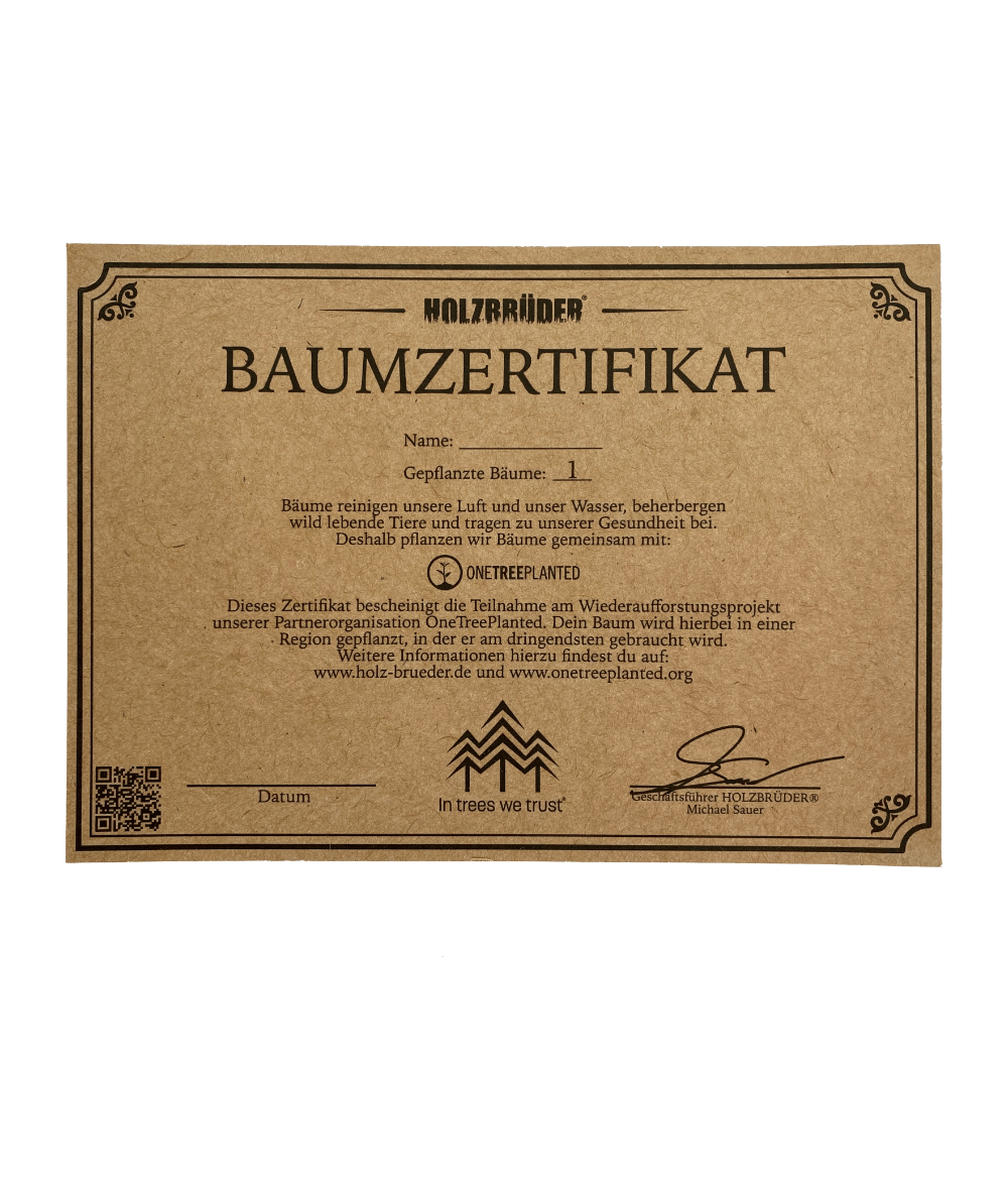 Kraftpapier Rucksack vegan  Schwarz (🌲)