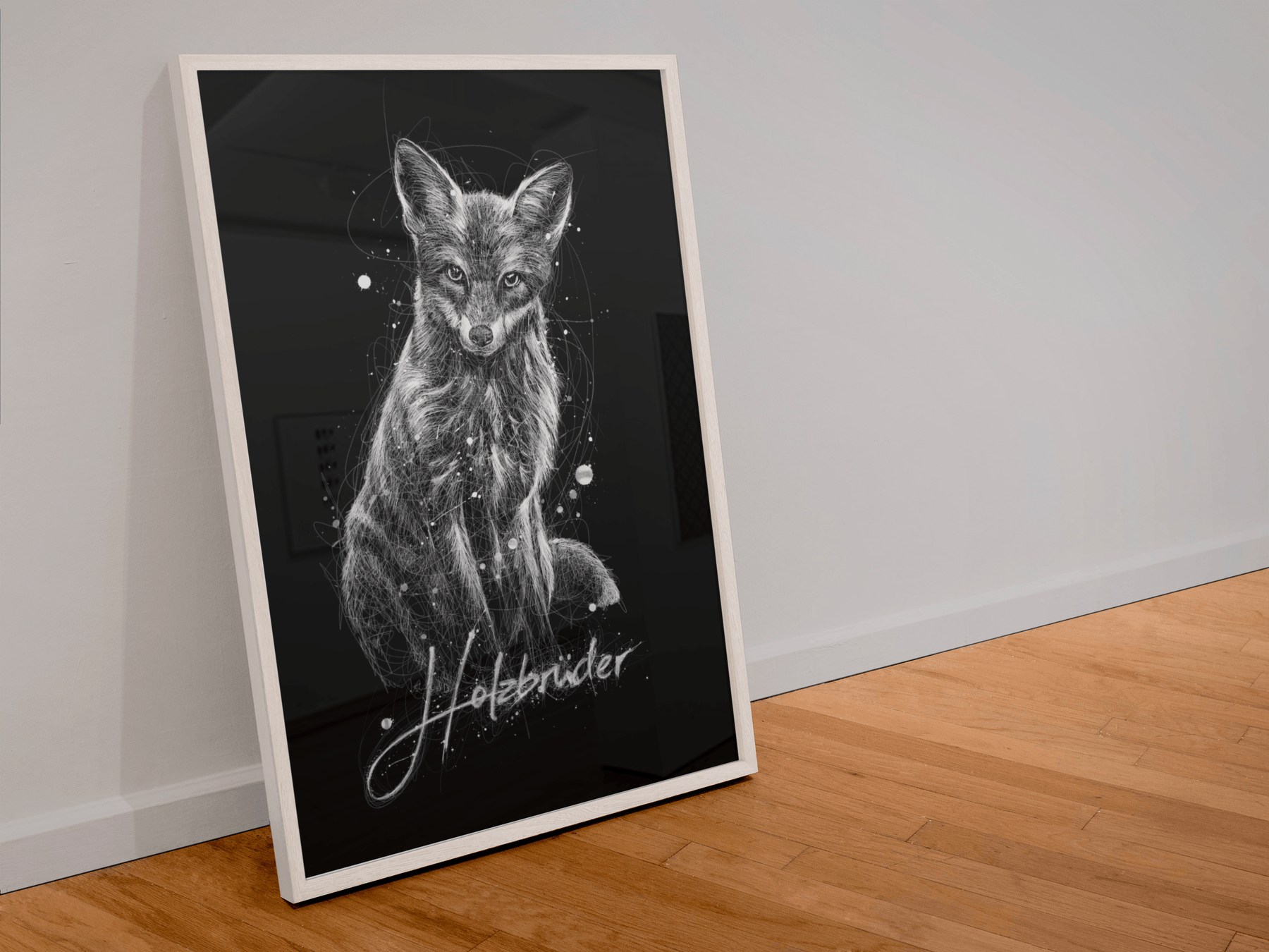 Poster Fuchs - Line Art
